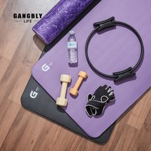 강블리 G시리즈 요가매트 15mm/20mm, 블랙