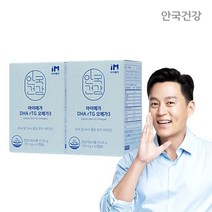 [안국건강] 아이메가 DHA rTG 오메가3 60캡슐 2박스(2개월), 단품, 2개