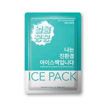 아이스팩 친환경 반제품 물주입 물사용 얼음 보냉 소형, 1개, 1개