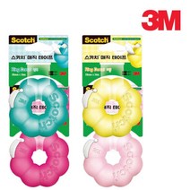 [L7AE]쓰리엠테이프 3M 스카치 테이프 디자인 디스펜서 80RI 링도넛 스카치테이프 스카치테잎, 라즈베리