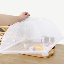 상차림 음식커버 접이식방상덮개 상보 가정 식탁 반찬가리개 교자상 보온 우산형 푸드