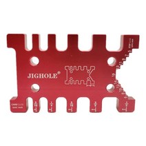 목공작업대 다용도 목공 작업대 작업 다이 DIY 업그레이드 최신 알루미늄 합금 삽입, h 레드 장부 게이지, 1개