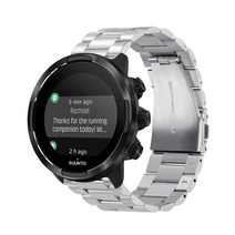 suunto 7 9 바로 스파르탄 호환 메탈 스트랩 시계줄, 실버