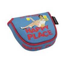 Ready골프 해피 플레이스 자수 퍼터 커버 - 말렛 V2