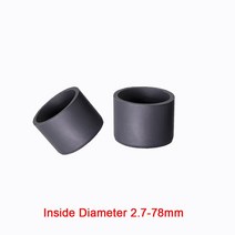 2.8mm-78.5mm 실리콘 고무 라운드 캡 의자 가구 피트 파이프 튜브 엔드 커버 더스트 씰 보호 가스켓 화이트, 02 Black_31 34.5mm-2pcs