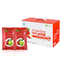자연365 통째로 갈아만든 100% 사과즙, 120ml, 30개입