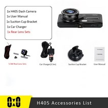 HD 1080P 2채널 블랙박스, 64G, 듀얼 렌즈