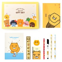 카카오프렌즈 베이직 라이언 어피치 춘식이 문구세트 / 어린이집선물 문구세트 유치원생일답례품 구디백 문구류 학용품세트 단체선물 어린이날구디백 여름성경학교 수련회 카카오문구세트, 춘식이세트