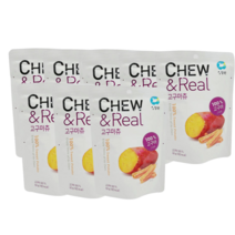 댕Ol몰 청정one 츄앤릴 고구마츄 100프로 간식 대용 리얼고구마 60g, 8개