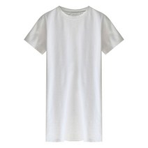 여름원피스 루즈핏 반팔 여름 무지 순면 순색 슬림 원피스