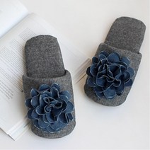 코사지 플라워 층간소음방지 거실 실내화 집안 사무실용 예쁜 이쁜 신혼부부슬리퍼 홈