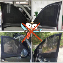 올뉴카니발 뒷유리차량용가리개 방충망 차박커튼 자동차트렁크 자동차 햇볕차단 햇빛가리개, 썬쉐이드 풀커버 뒷열(M)1P