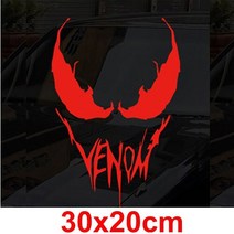 오토바이 탑박스스티커 반사 베놈 스티커 데칼모토 앞 유리 스티커그래픽 랩 비닐방수 자전거 헬멧 장식 호환, 04 T