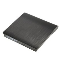 울트라 슬림 휴대용 USB 3.0 SATA 9.5mm 외부 광학 디스크 드라이브 케이스 박스 DVD 플레이어 인클로저 PC 노트북, Black