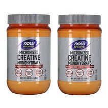 ﻿﻿﻿NOW Micronized Creatine Monohydrate 크레아틴 모노하이드레이트 파우더 500g X 2개
