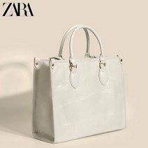 자라 여성 가방 2022 가을겨울 악어무늬 토트 백 빅백 여성 대용량 통근 핸드백