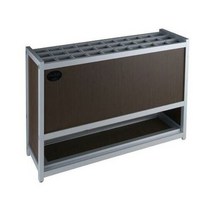 우산보관대 일반형 (월넛) 48구 우산꽂이 거치대, 단품