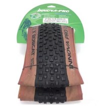 튜블러타이어 자전거 튜브 INNOVA PRO X-BOBCAT 산악 타이어 MTB Tubeless 120TPI 29er 경량 Foldable 26/275/29195 clincher, 27.5x2.1 Borwn