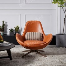 에그체어 이몰라 세븐 바르셀로나 칼한센 한스웨그너 카페 호텔 의자 톤 체어, 오렌지