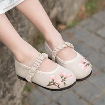 화 아 자수화 빈티지 한복화 미끄럼 방지 전통꽃신 전통신발 꽃신 이쁜신발 수제화 수제신발 자수신발