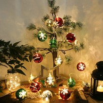 HK.SELL USB 건전지 겸용 성탄절 칼라 도금 장식 줄조명 3m 20구, 써클 혼합색상