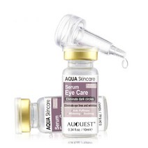 세럼아이 트리트먼트 세럼 스킨 화이트닝 블랙 서클 모이스춰 라이징 안티 링클 제거 퍼피 에센스 뉴 리쉬, 01 2pcs