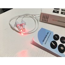 비염치료기 코 케어 코 비염 부비동염 치료 기계 치료 건초열 저주파 펄스 레이저 바디 코 마사지 도구, 하얀