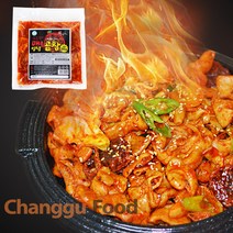 [창구식품] 직화구이 매콤양념 곱창 200g, 1팩