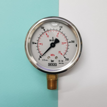 WIKA 위카 비카 압력게이지 213.53 EN837-1 63파이 A형 PT나사 유압 오일 압력계 게이지 PRESSURE GAUGE, 500k(500bar), 1개