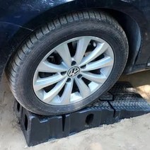 동자동차 셀프 간이 차량 진입판 리프트 경사로 미끄럼방지 카업 1쌍 검정 2500kg 무거운 자동차 램프 900