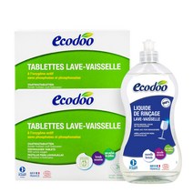 에코두 식기세척기세제 ( 타블렛600g 2개 +린스500ml 1개)