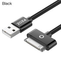 PZOZ-아이폰 호환 4 s 충전기용 usb 케이블 아이폰 아이팟 터치 나노 30Pin 어댑터 데이터 동기화 코드, [01] Black, [03] 2m