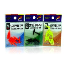 999피싱 케미꽂이 주간 고무 축광 찌 실리콘 케미 3mm, 블랙 3mm ( 10개입 ), 1개