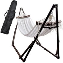 탄스의 겐 해먹 [자립식] 전용 케이스 첨부 접이식 3단계 높이 조절 정지 내하중 300kg 실내 옥외 의자 화이트 24610043 11 AM [56979]