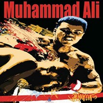 Muhammad Ali Sting UV Black Light Blacklight Poster 24x36 inch null, 1