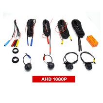 서라운드뷰모니터 Smartour-360 자동차 카메라 버드 어라운드 뷰 사이드 AHD 720P 1080p 3D 멀티 앵글 원활한 파노라마 HD 카메라 안드로이드 모니터, 02 1080p