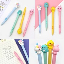 레이지스타 피규어 캐릭터 샤프 실리콘 사이드 노크 샤프 - 2개