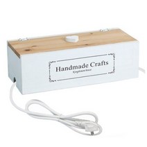 원목 멀티탭 정리함, 1개