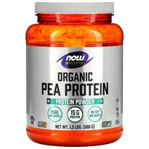 NOW Foods 스포츠 유기농 콩 단백질 무맛 680g(1.5lbs)