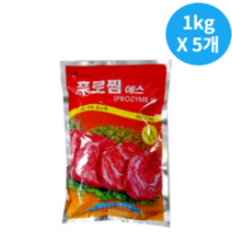 연육제 푸로찜에스 프로찜 고기 1kg x 5개 업소용 대용량