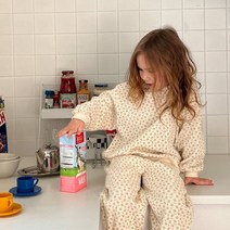 (23봄)리틀콜리 와플꽃맨투맨