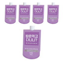 밥은먹고다니니 식사대용 WPI ISP 단백질 쉐이크 보충제 자색고구마 5p, 225g, 9개