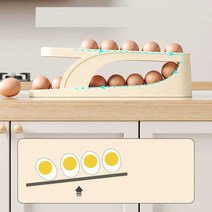 2층 자동 롤링 계란 홀더 트레이 장식 상자, 상세 페이지 참고, 단일 팩
