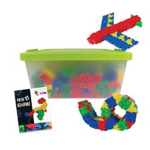 [지니맥] 에듀펀 창의블럭 522피스 + 가이드북