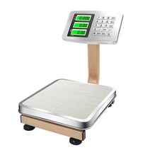 상업용 전자 저울 식육점 마트 고기집 측정 계량기, 100kg 검은글자 접이식 고정밀1g 회전헤드