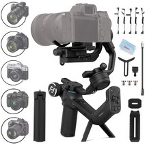 FeiyuTech 핸드 헬드 안정기 SCORP C짐벌 소니 a9 a7 A6300 A6400 캐논 EOS R M50 80D용 미러리스 DSLR 카메라용 3축, 01 SCORP-C