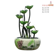 실내 분수대 물레방아 안개발생기 물소리 분수 미니 인공폭포 수기운보충 정원 가정용 연못, 싱글 미디엄