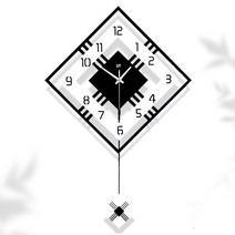 케라퓨어 슈퍼 사일런트 무소음 벽시계 북유럽풍벽걸이시계 예쁜 특이한벽시계, 대형