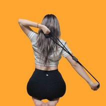 올업 로잉 튜빙 운동용 고무 밴드 요가 필라테스 어깨 등 근력운동밴드, 블랙, 후기작성시무료증정