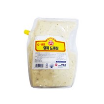 오뚜기 오쉐프 양파드레싱, 2kg, 6개
